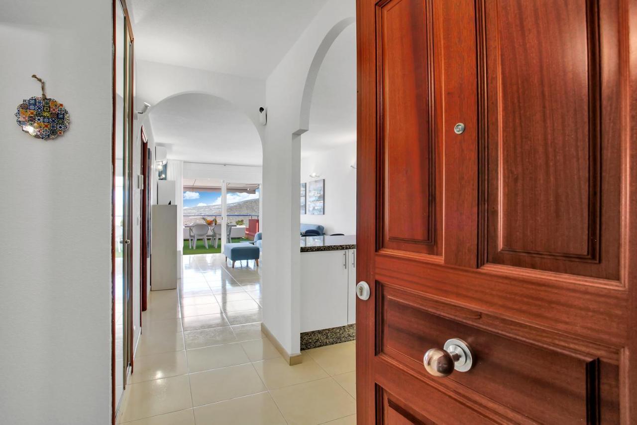 Wonderful View, Huge Terrace Solarium, Private Parking Lägenhet Costa Adeje  Exteriör bild