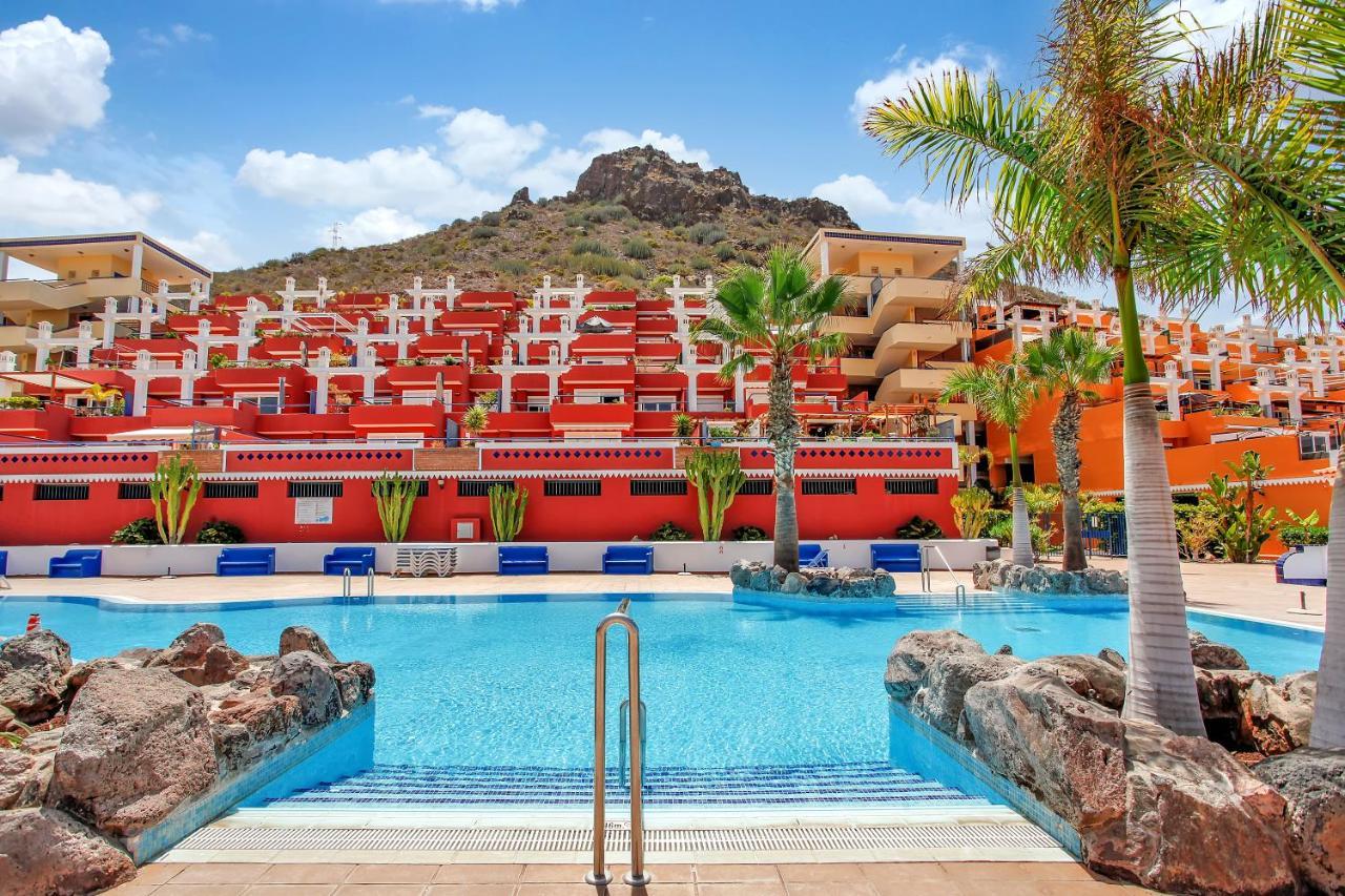 Wonderful View, Huge Terrace Solarium, Private Parking Lägenhet Costa Adeje  Exteriör bild