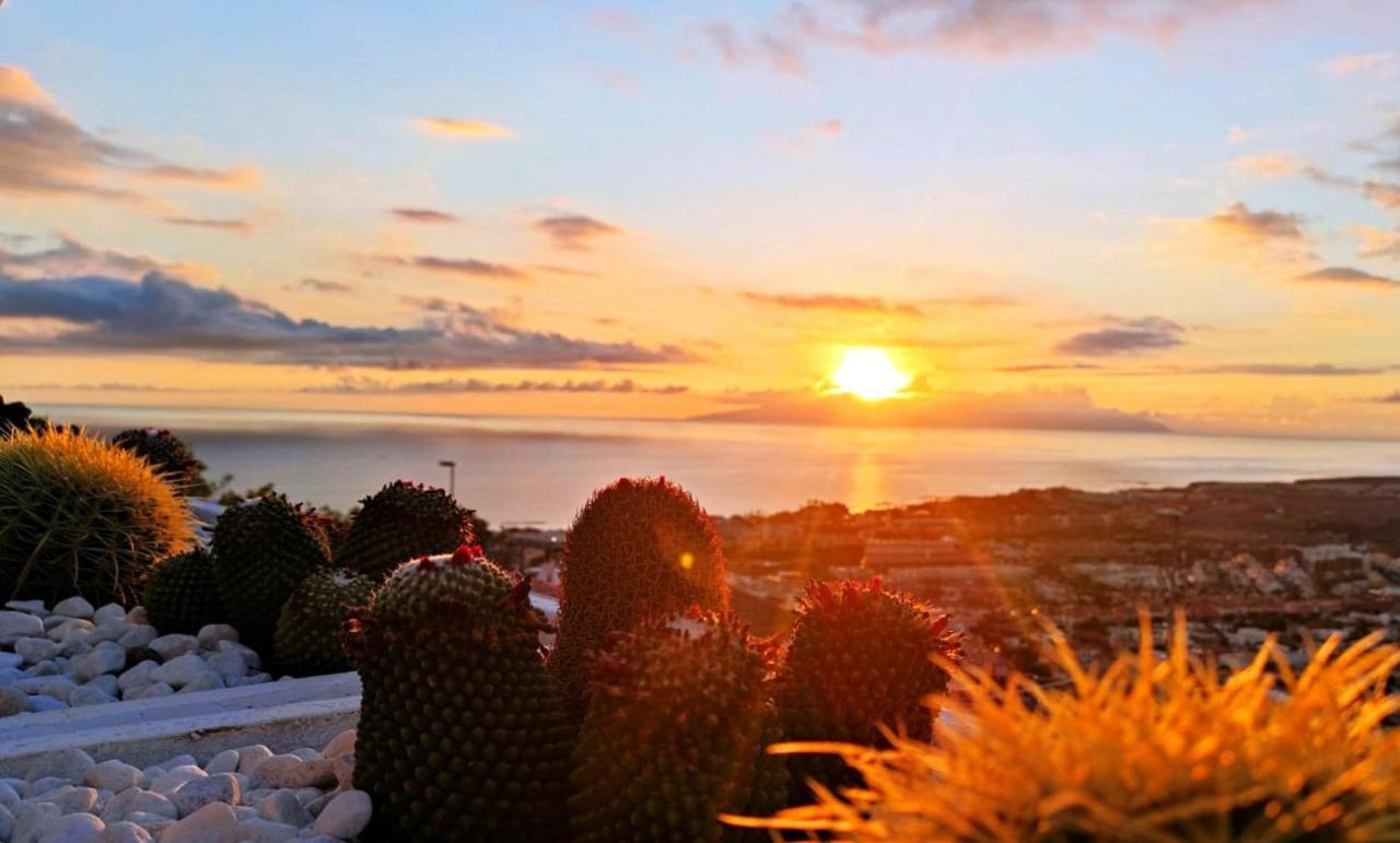 Wonderful View, Huge Terrace Solarium, Private Parking Lägenhet Costa Adeje  Exteriör bild